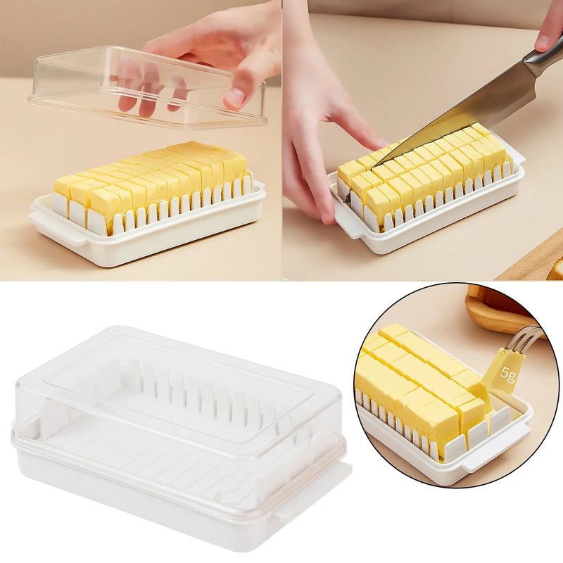 Butter Slicer Cutter Container Box With Lid