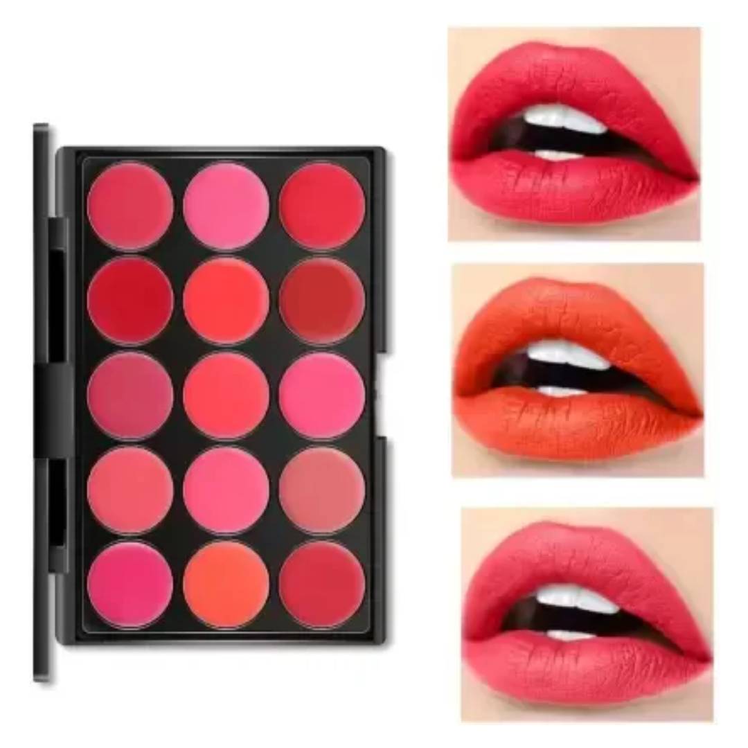 TV Parlour 15 Colors Matte Lipstick Palette