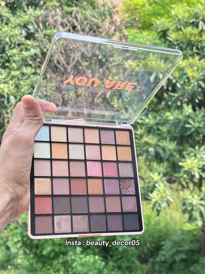 Mocallure 36 Color You Are Beautiful Eyeshadow Palette 30 Shimmer & Nude Shades