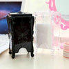 Transparent Acrylic Cotton Pad Nails Storage Box Napkins Container Organizer