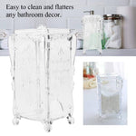 Transparent Acrylic Cotton Pad Nails Storage Box Napkins Container Organizer