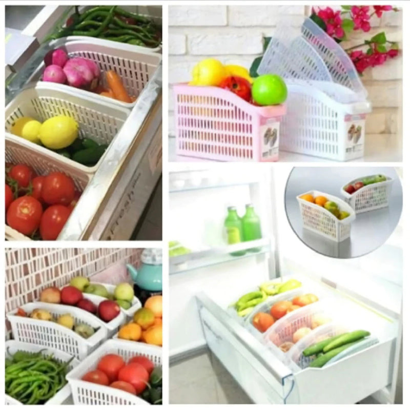 Fridge Basket - Multi Purpose Fruits And Vegetables Basket