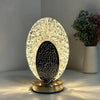 USB Cordless Desk Light, Touch Control Crystal Beside Lamp, Portable Night Light Bedside Lamp