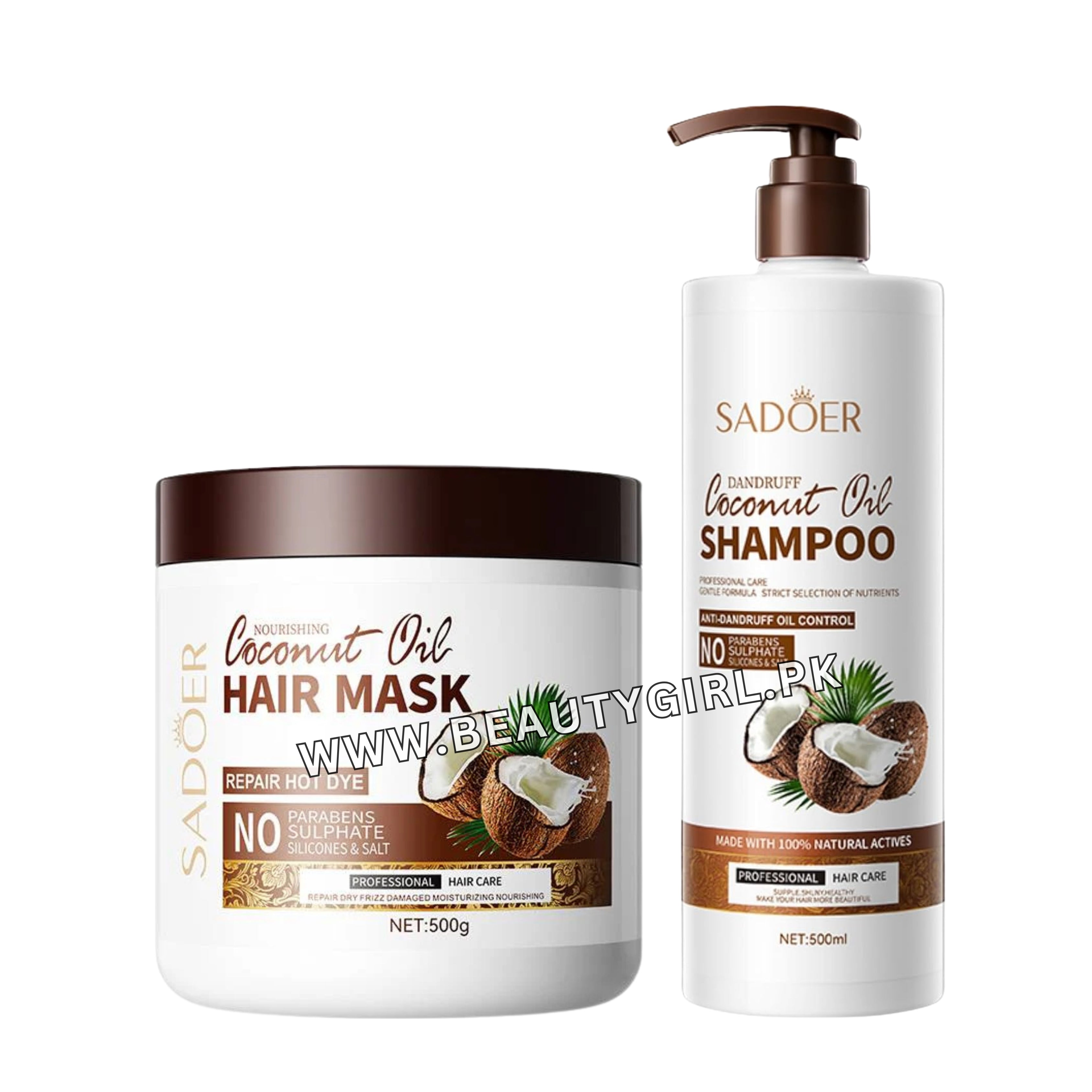 Sadoer  Nourishing Coconut Shampoo + Hair Mask