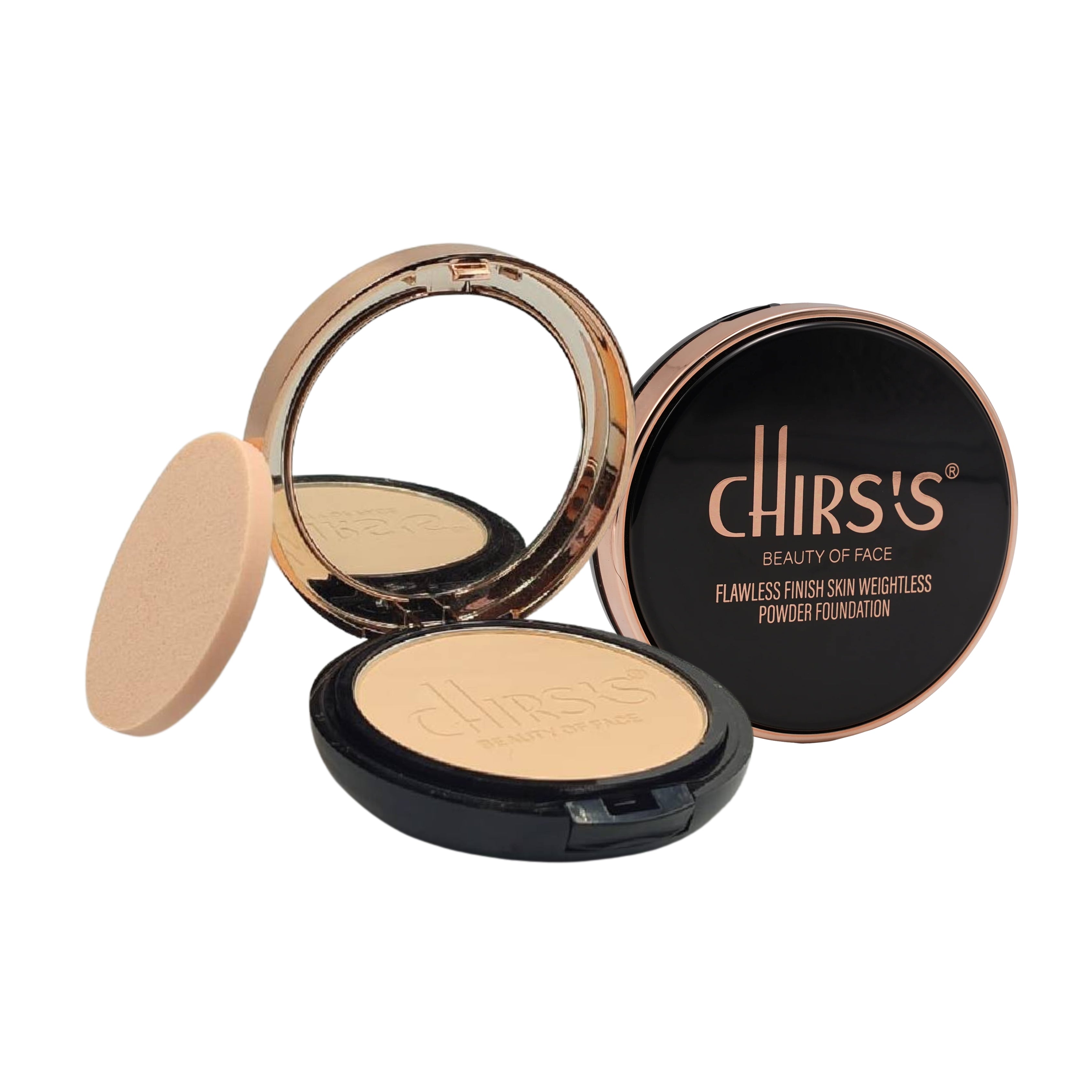 Chirss Beauty Of Face Flawless Finnish Skin Weightless Powder Foundation Face Powder