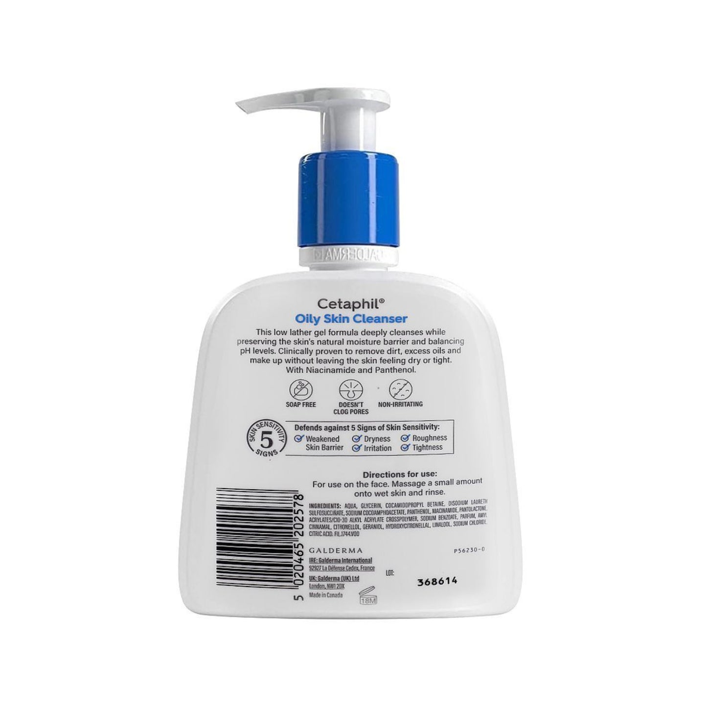 CETAPHIL OILY SKIN CLEANSER 236ML  CANADA