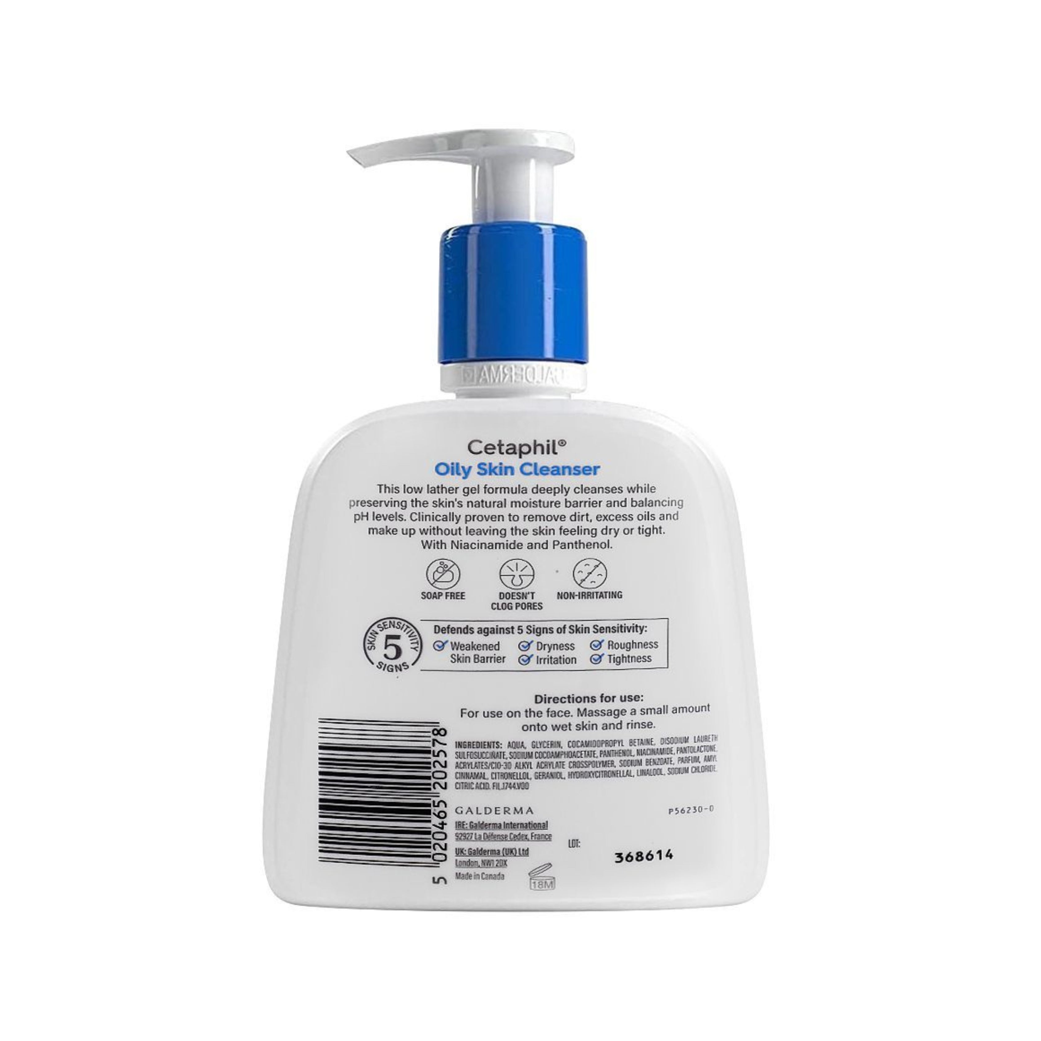 CETAPHIL OILY SKIN CLEANSER 236ML  CANADA