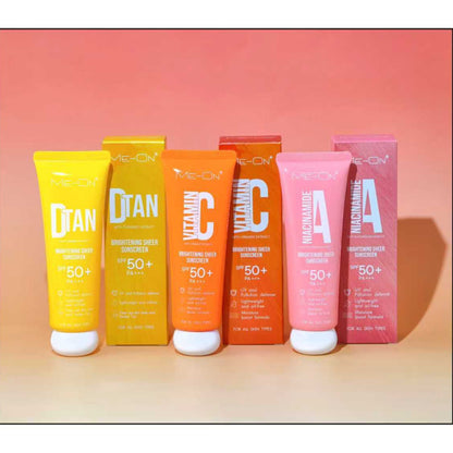 ME-ON Glow + Protection Brightening Sheer Sunscreen SPF 50+ PA+++