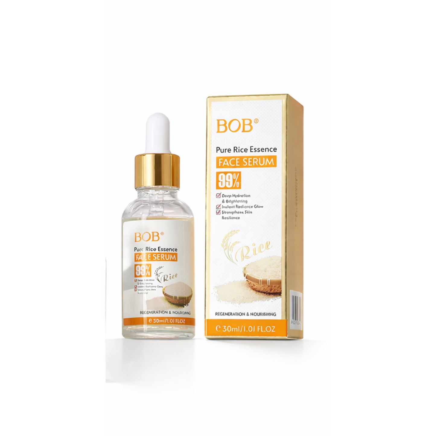 BOB Pure Rice Glow Brightening Essence Face Serum