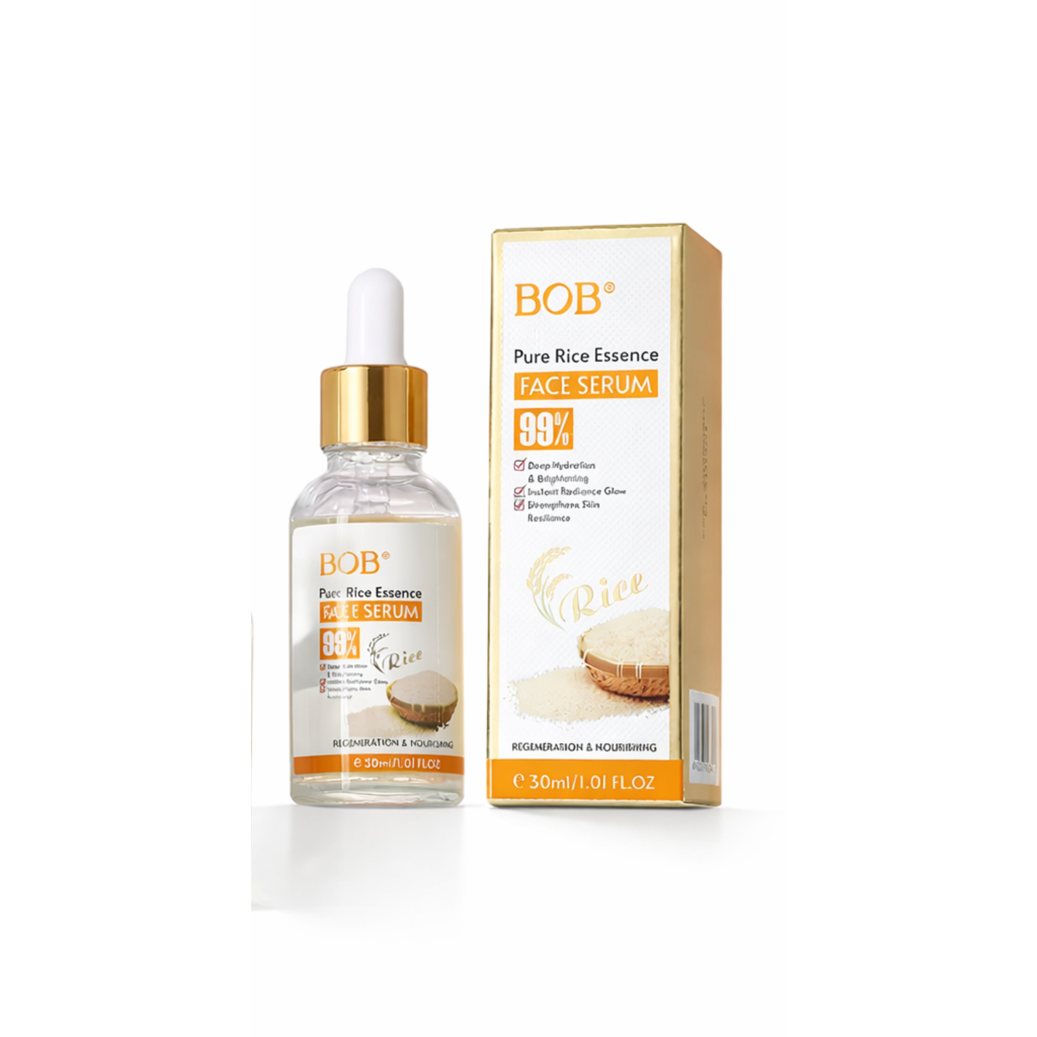 BOB Pure Rice Glow Brightening Essence Face Serum