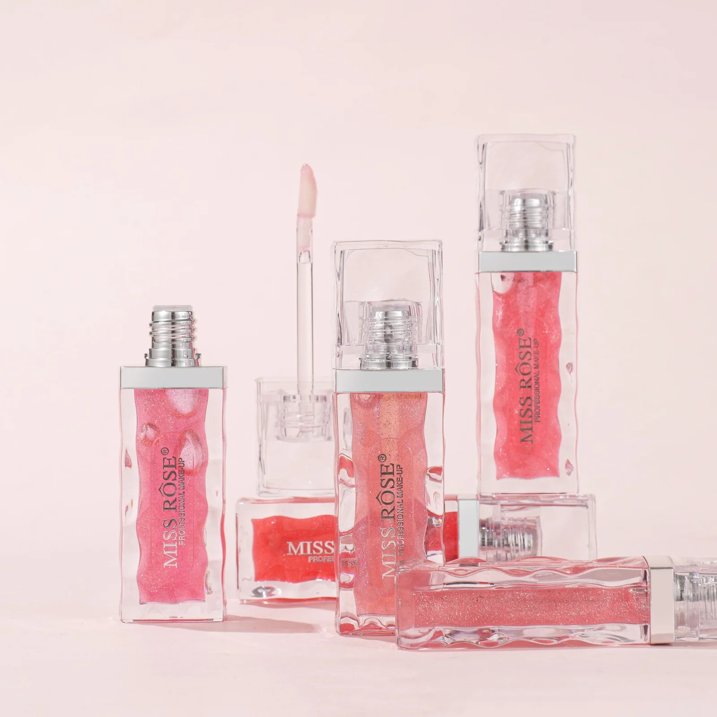Miss Rose Glam Shine Lipgloss 6 Pcs Set
