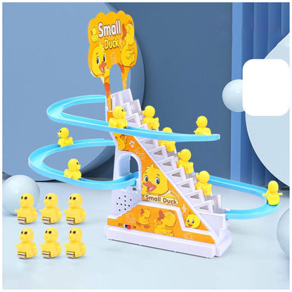 Musical Duck Climbing & Slide Track Toy Set