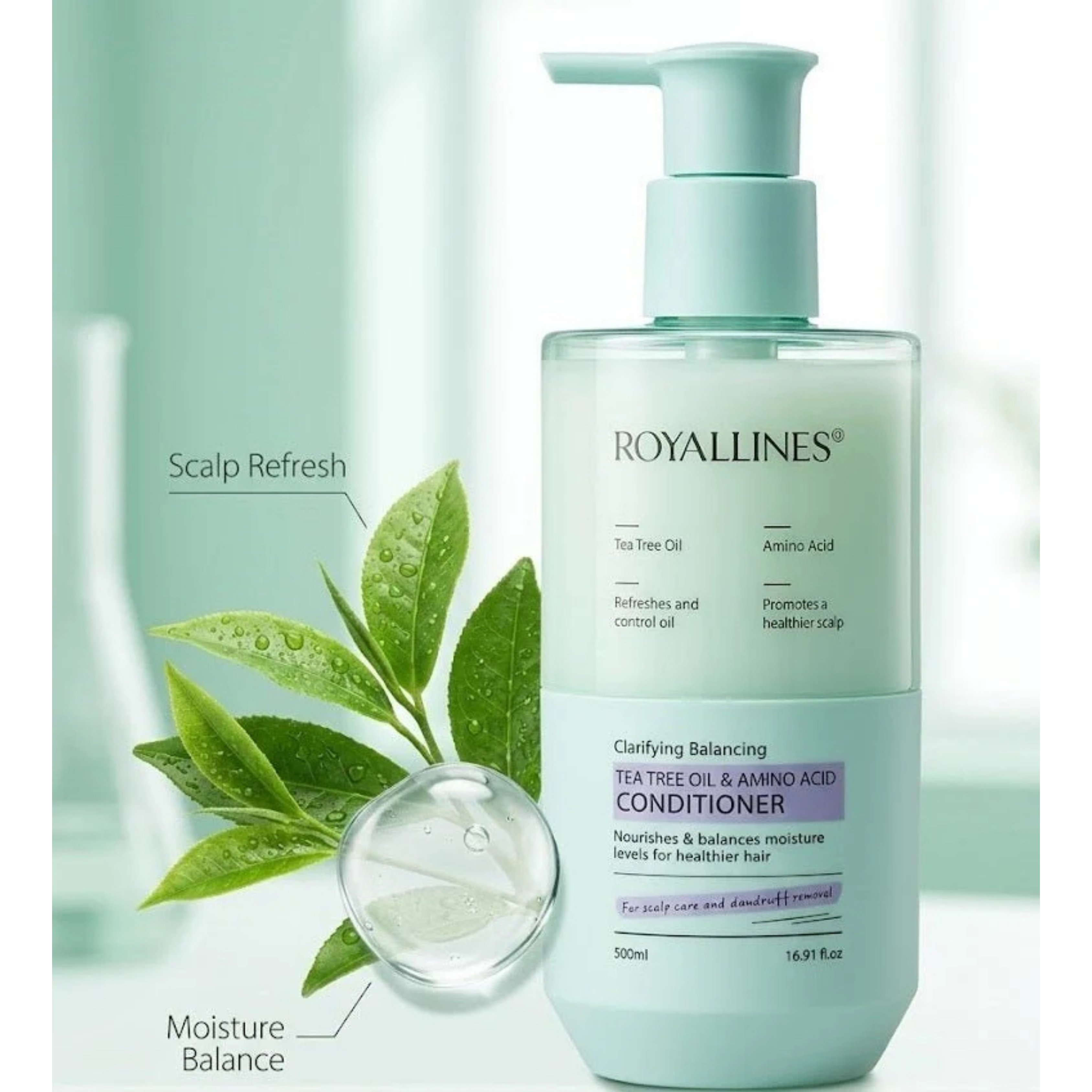 Royallines Tea Tree Oil & Amino Acid Clarifying Balancing Conditioner Royallines