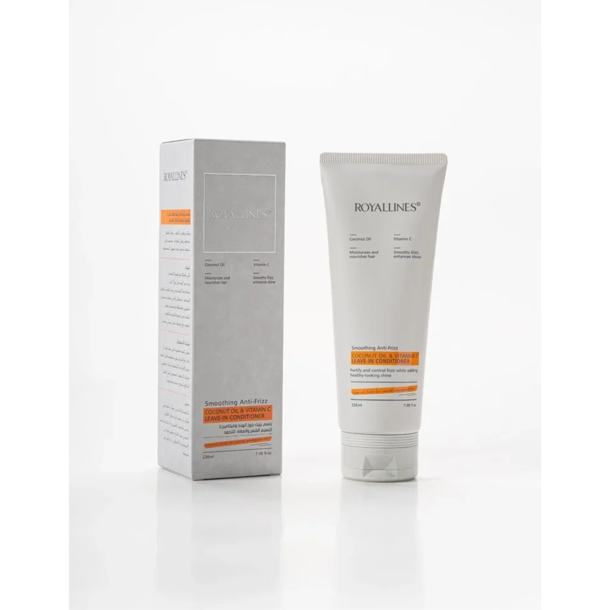 RoyallinesCoconut Oil & Vitamin C Smoothing Anti-frizz Leave-In Conditioner
