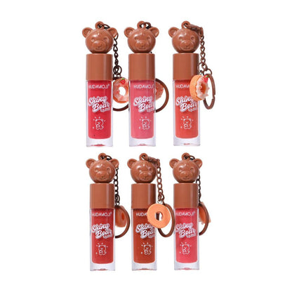 Hudamoji Shiny Bear Lip Gloss Pack of 6