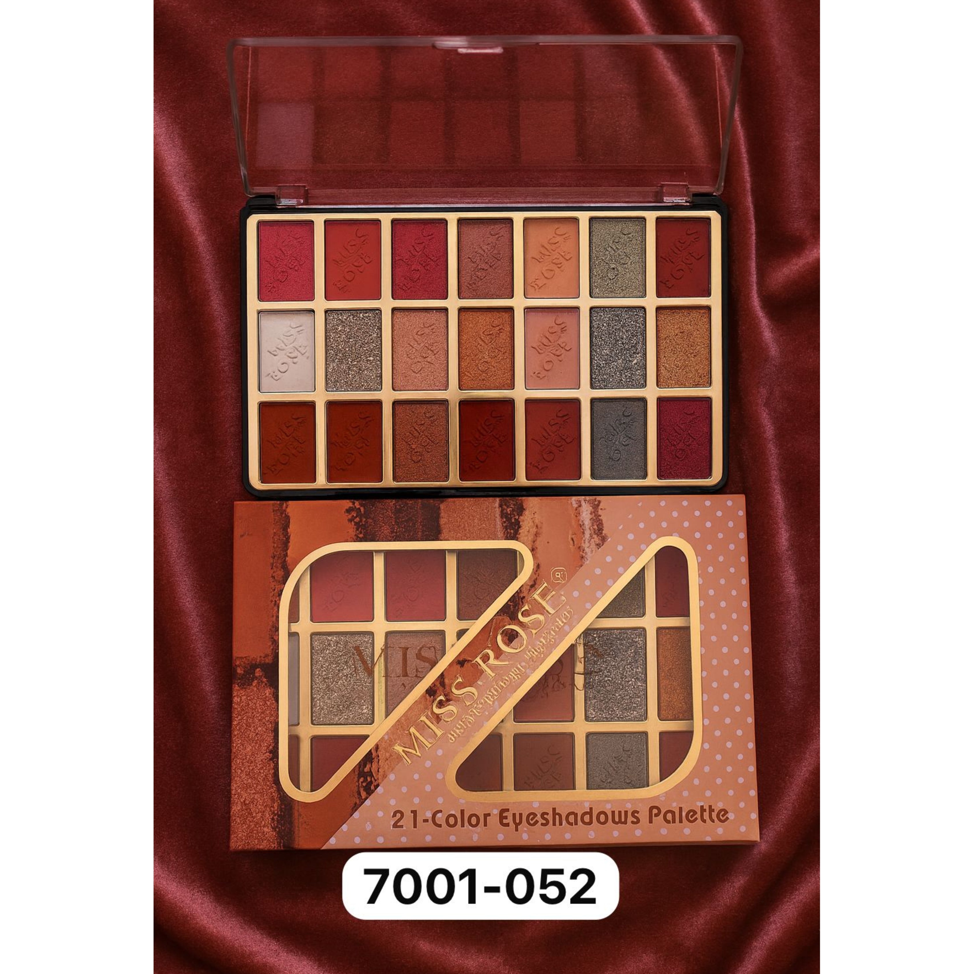 Miss Rose 21 Shades Eyeshadow Palette Warm & Glam Collection (7001-052)