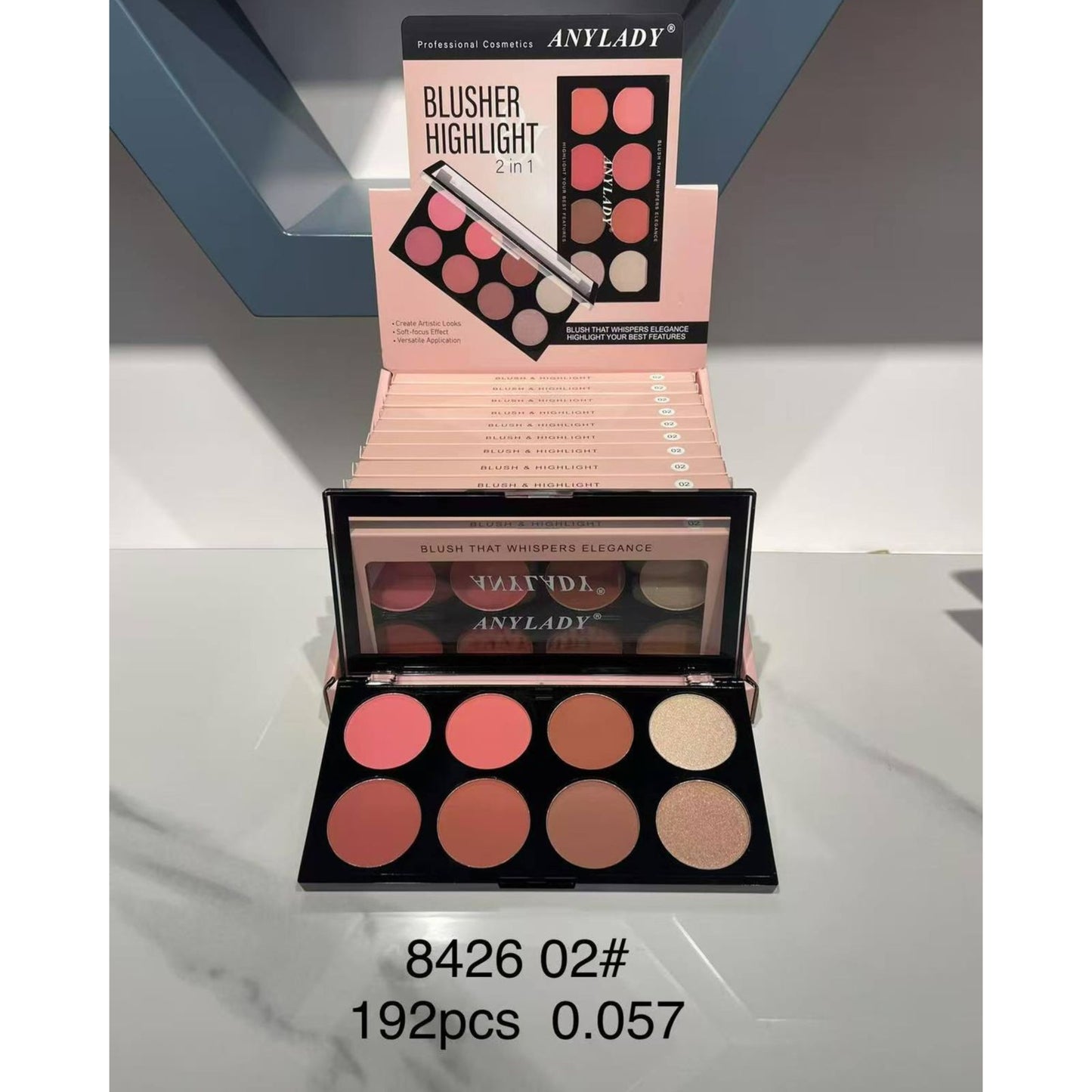 Any Lady 8 Colour Blush Kit 8426