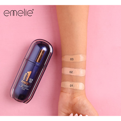 Emelie Paris Unique One 24 Hour Makeup Wear Foundation SPF20