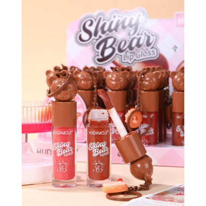 Hudamoji Shiny Bear Lip Gloss Pack of 6