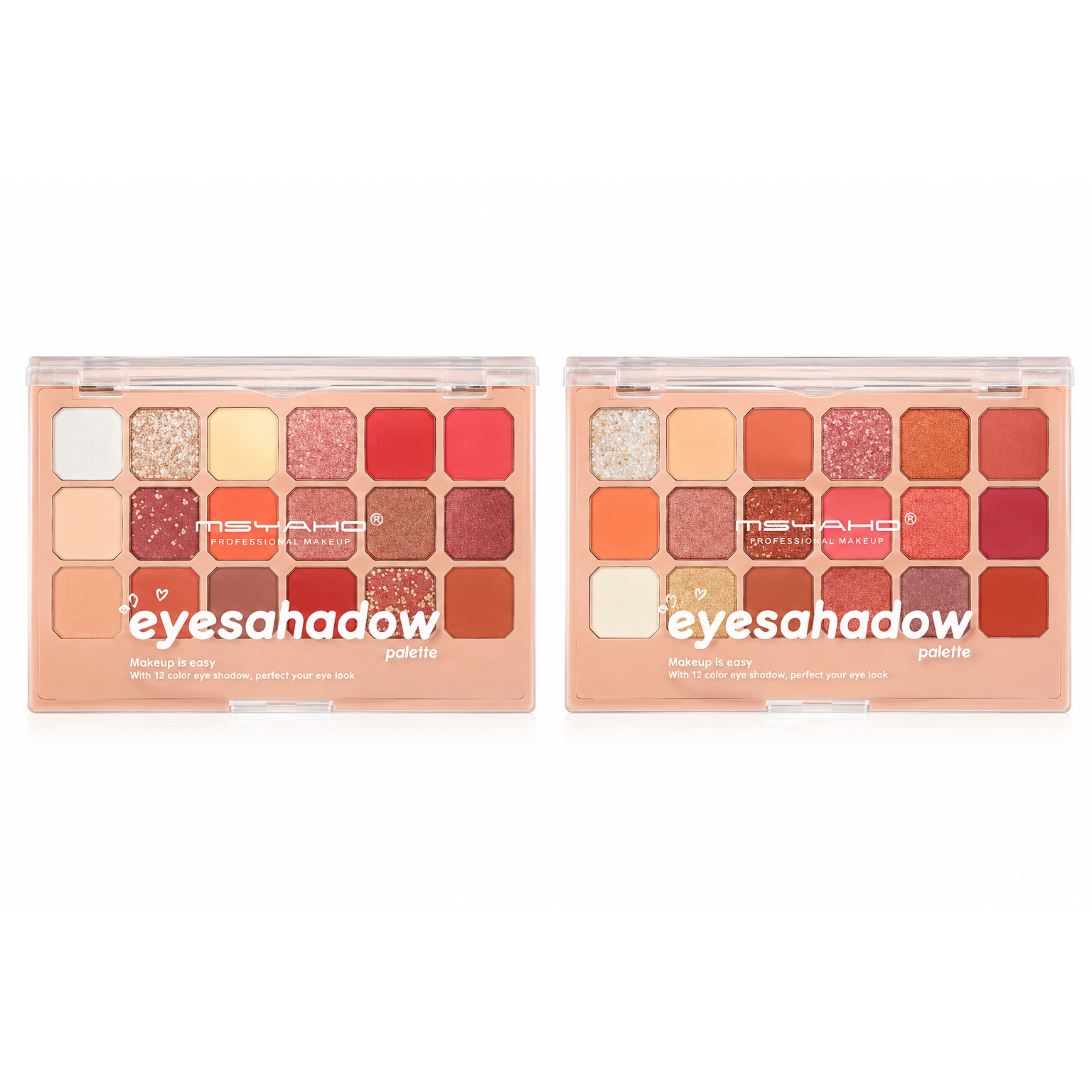 MSYAHO 18 Color Eyeshadow Palette Professional Makeup