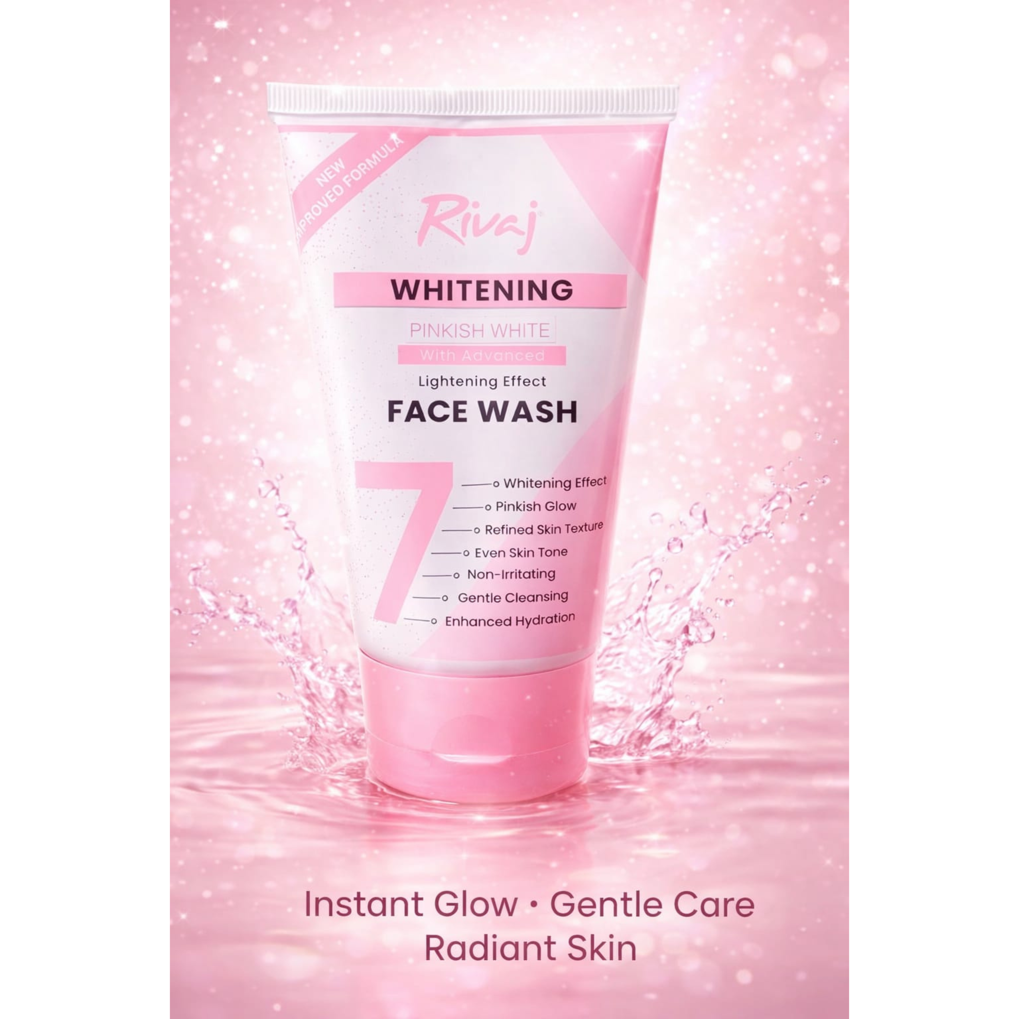 Rivaj  Pinkish Whitening Face Wash