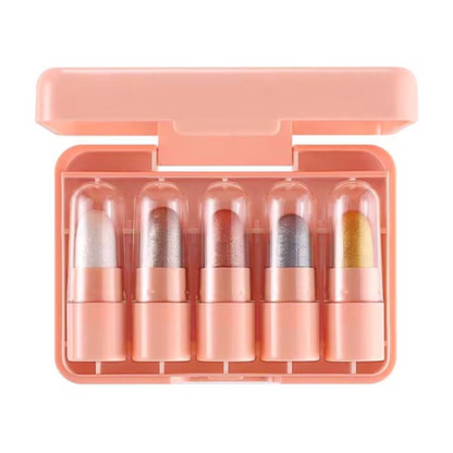 DragonRanee 5 Color Shimmer Eyeshadow Stick Makeup Kit