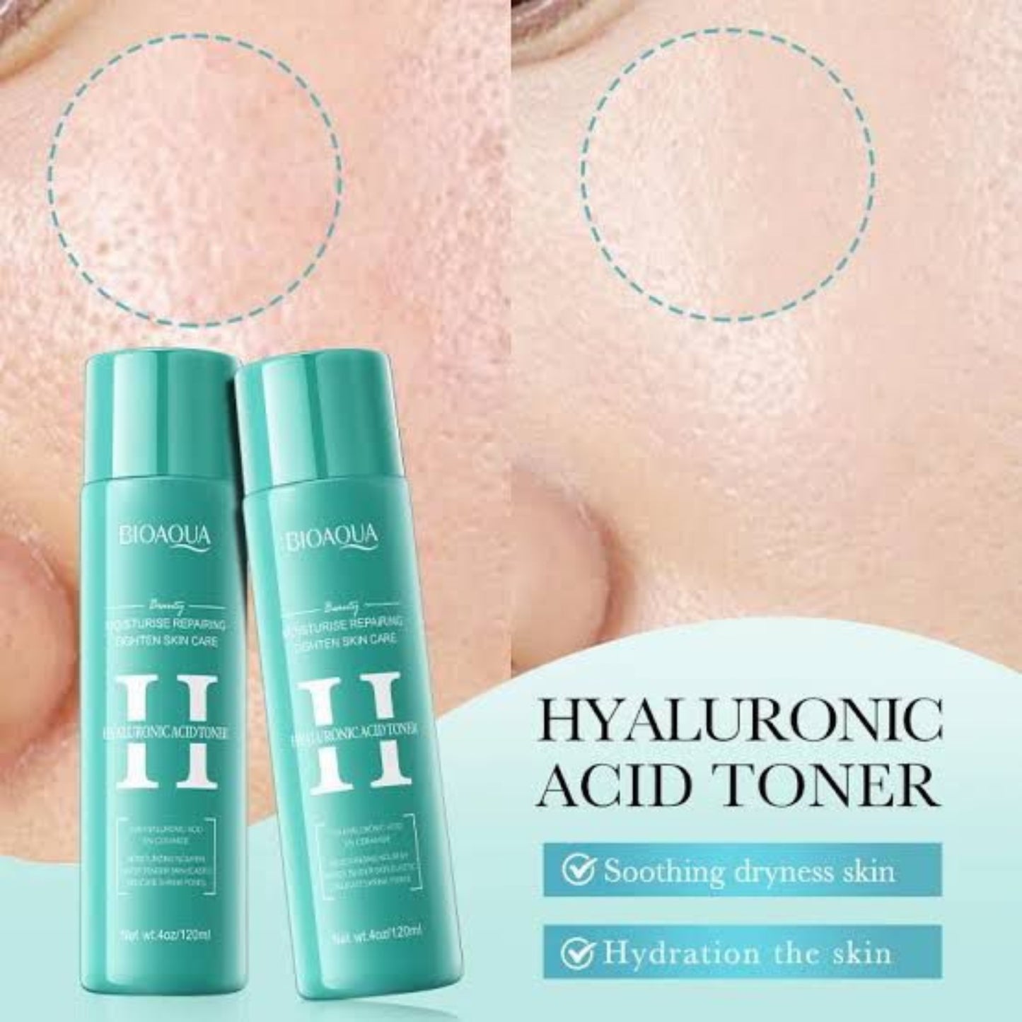 Bioaqua Hyaluronic Acid Face Toner 120ml