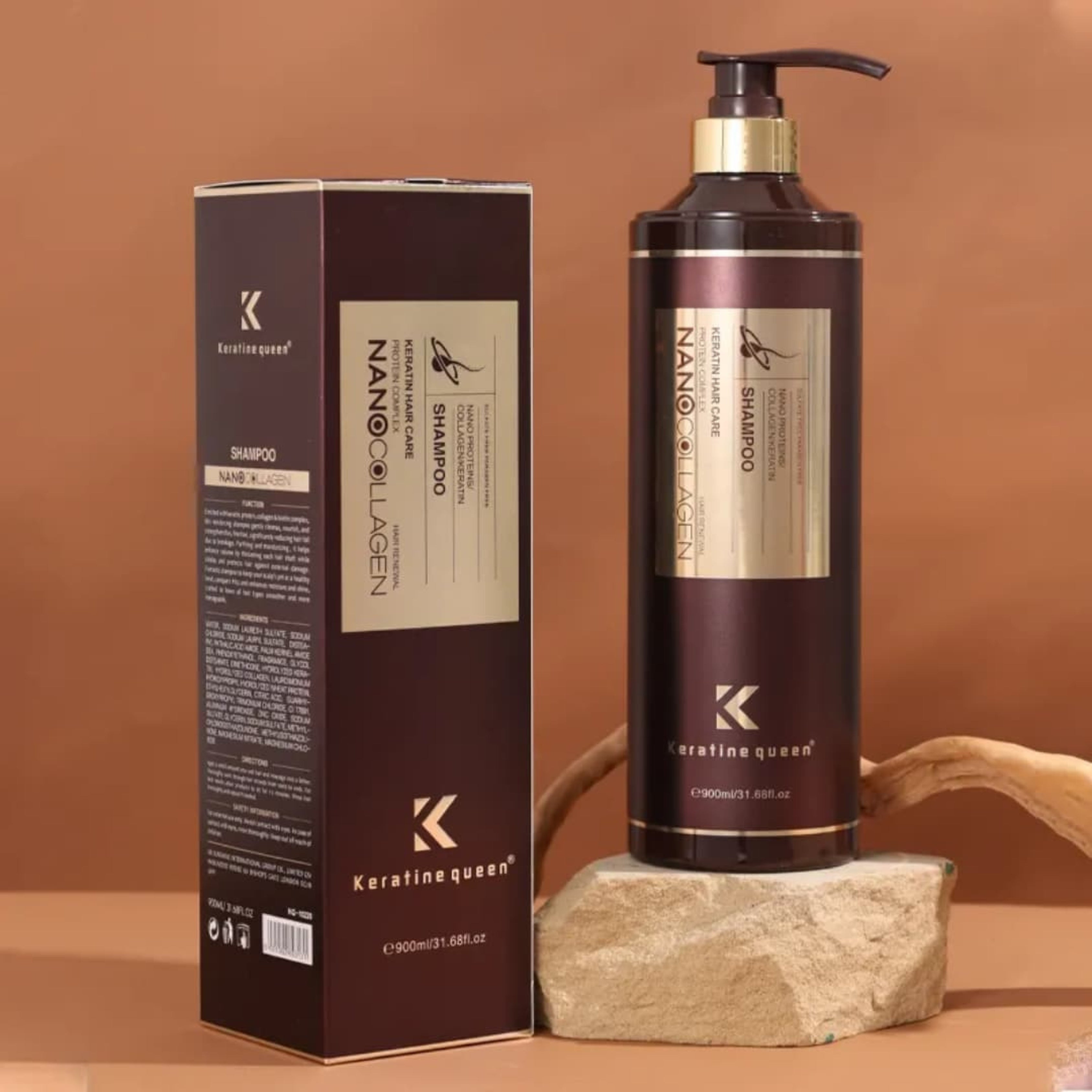 Keratine Queen Nano Proteins Collagen Hair Shampoo