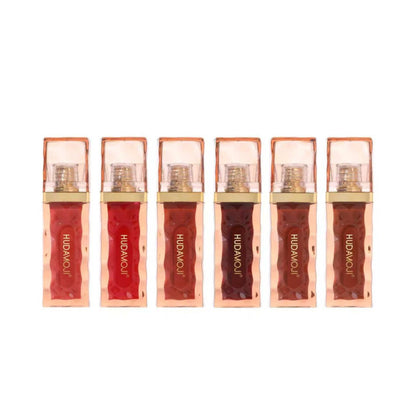 Hudamoji Moist Urizing Lip Gloss 6 Pcs Set