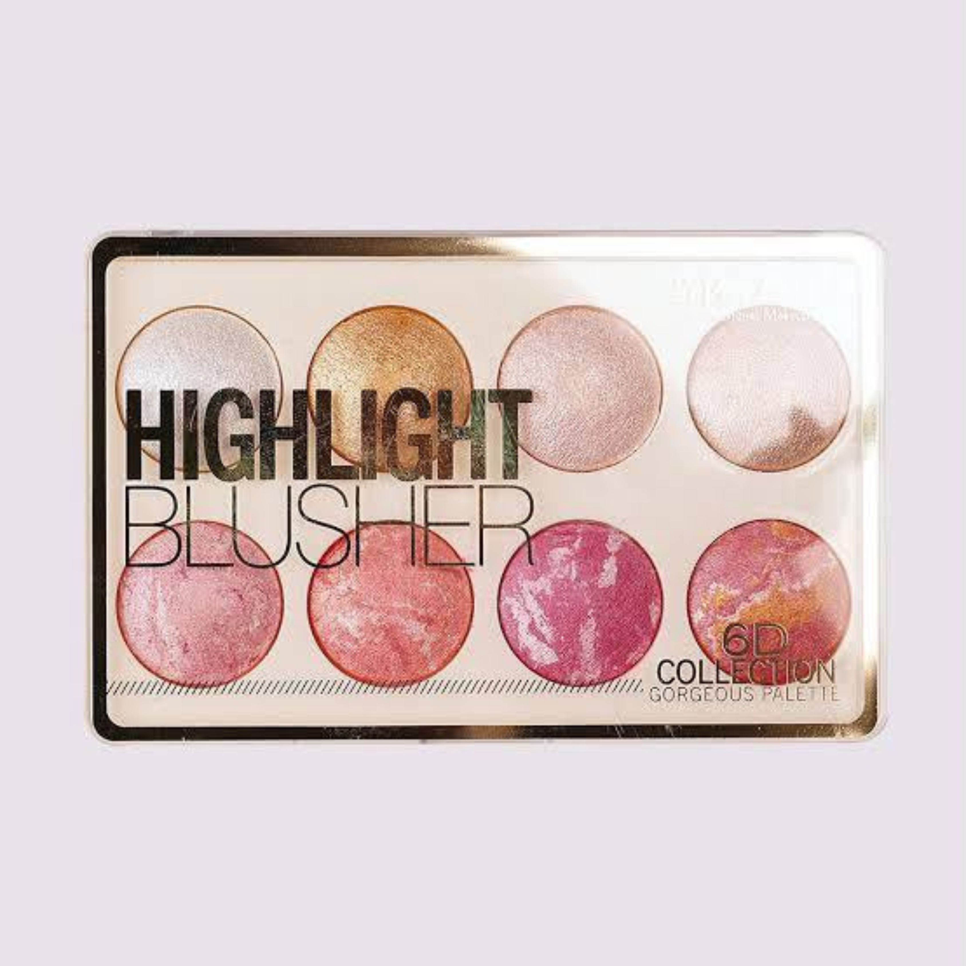 Seven Cool 8In1 Makeup Highlighter Blusher Palette