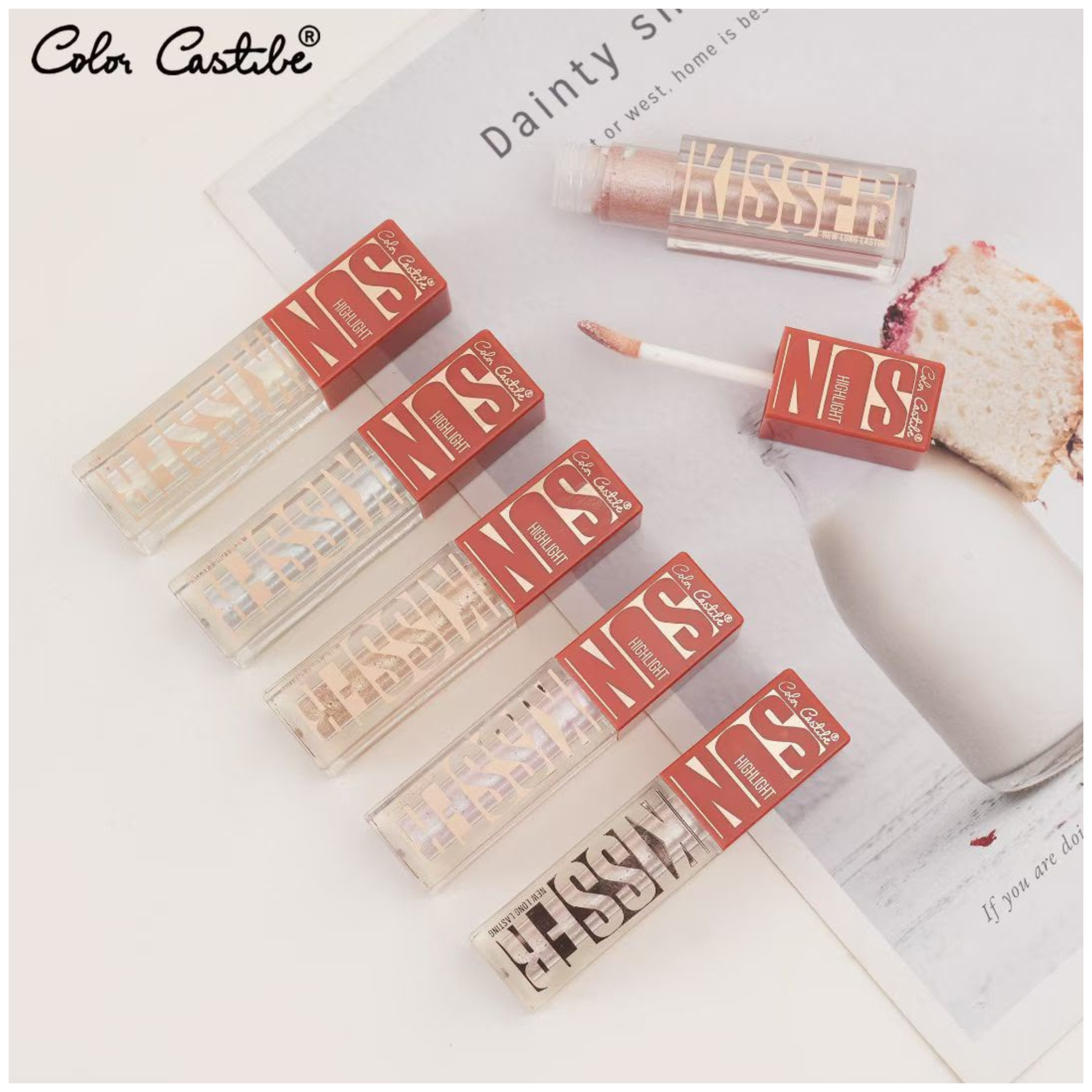 Color Castle Sun Highlighter Liquid 6 Pcs Set