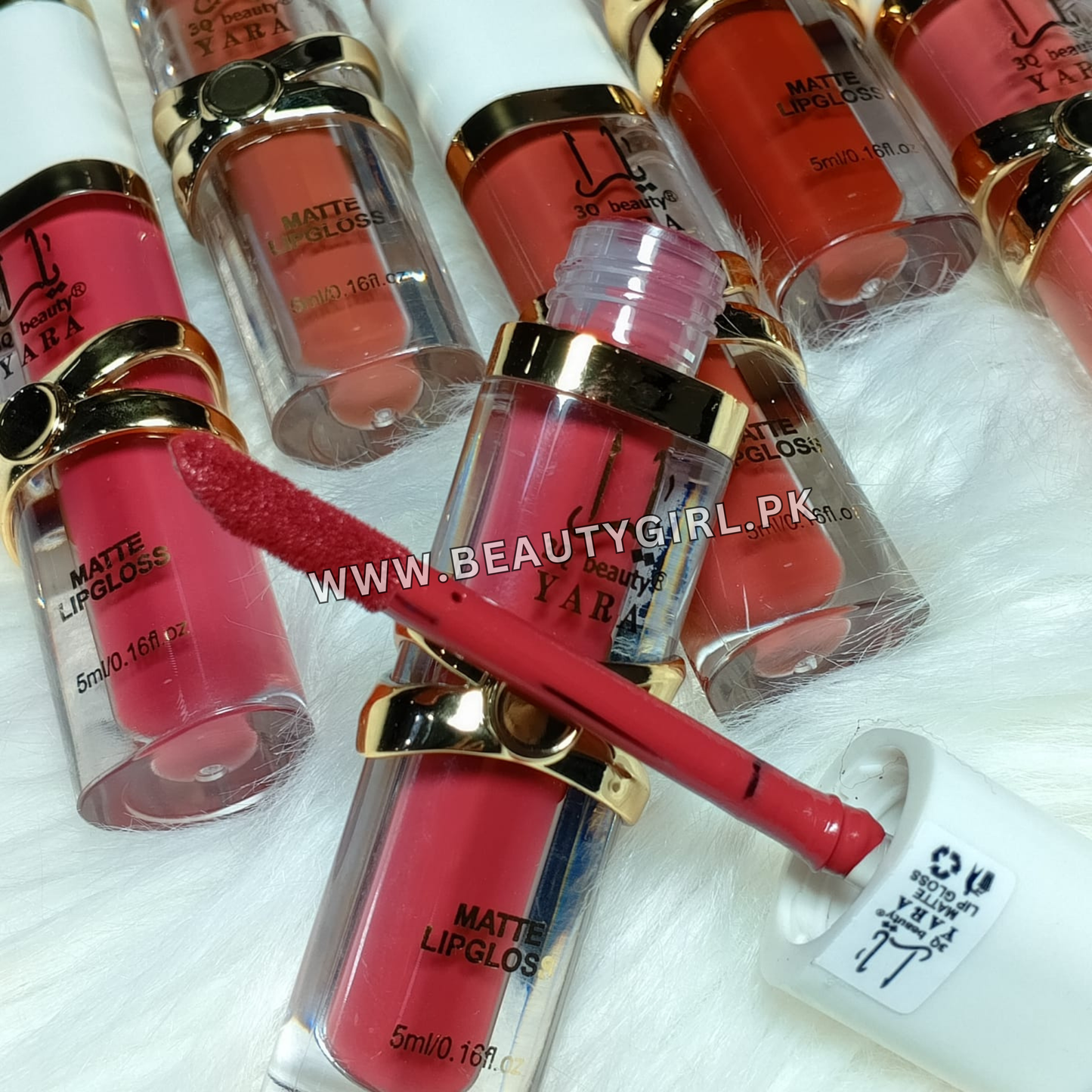 Yara 3Q Beauty Matte Lip Gloss Long Lasting 6 Pcs Set