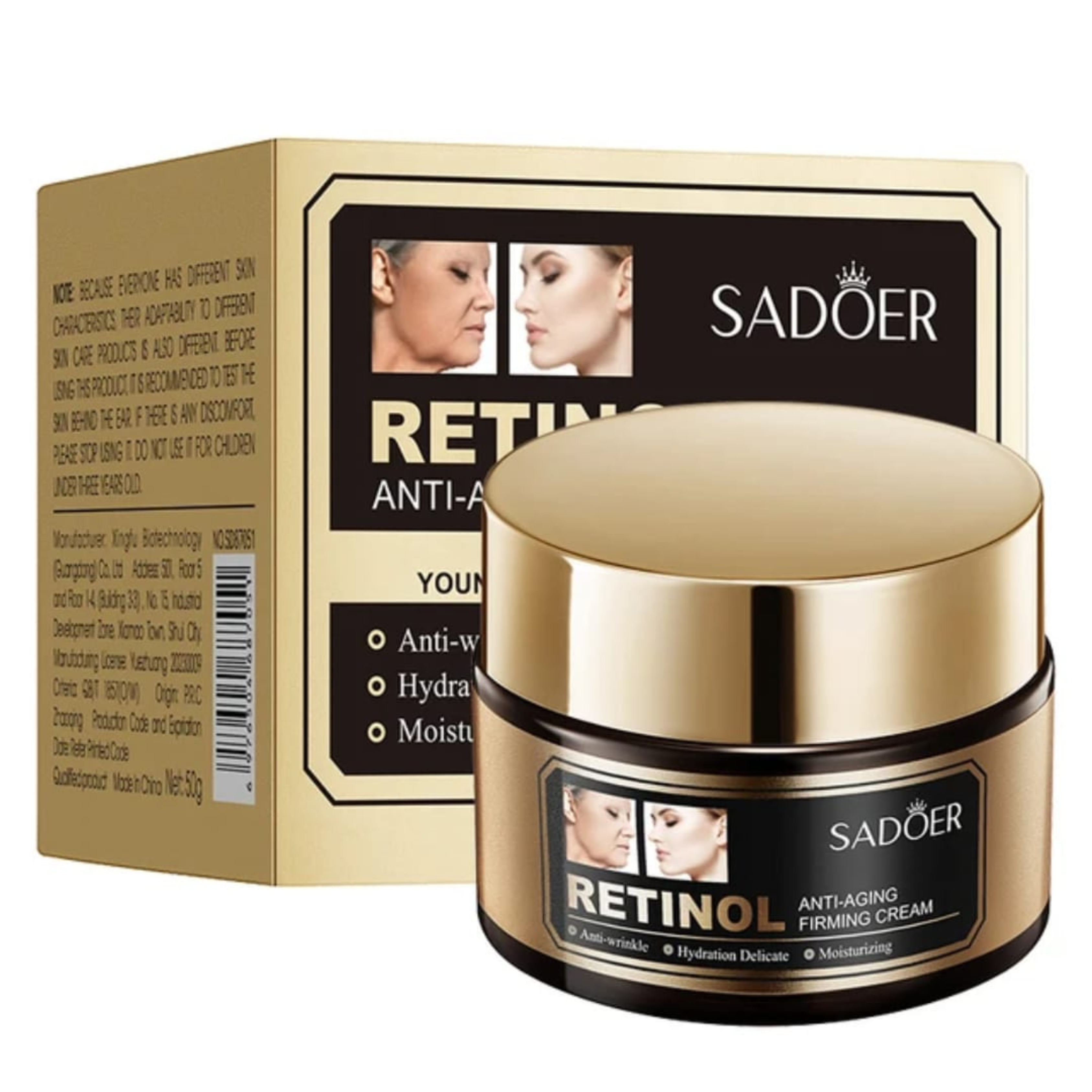 SADOER  Retinol Anti-Aging Face Cream For Men & Women