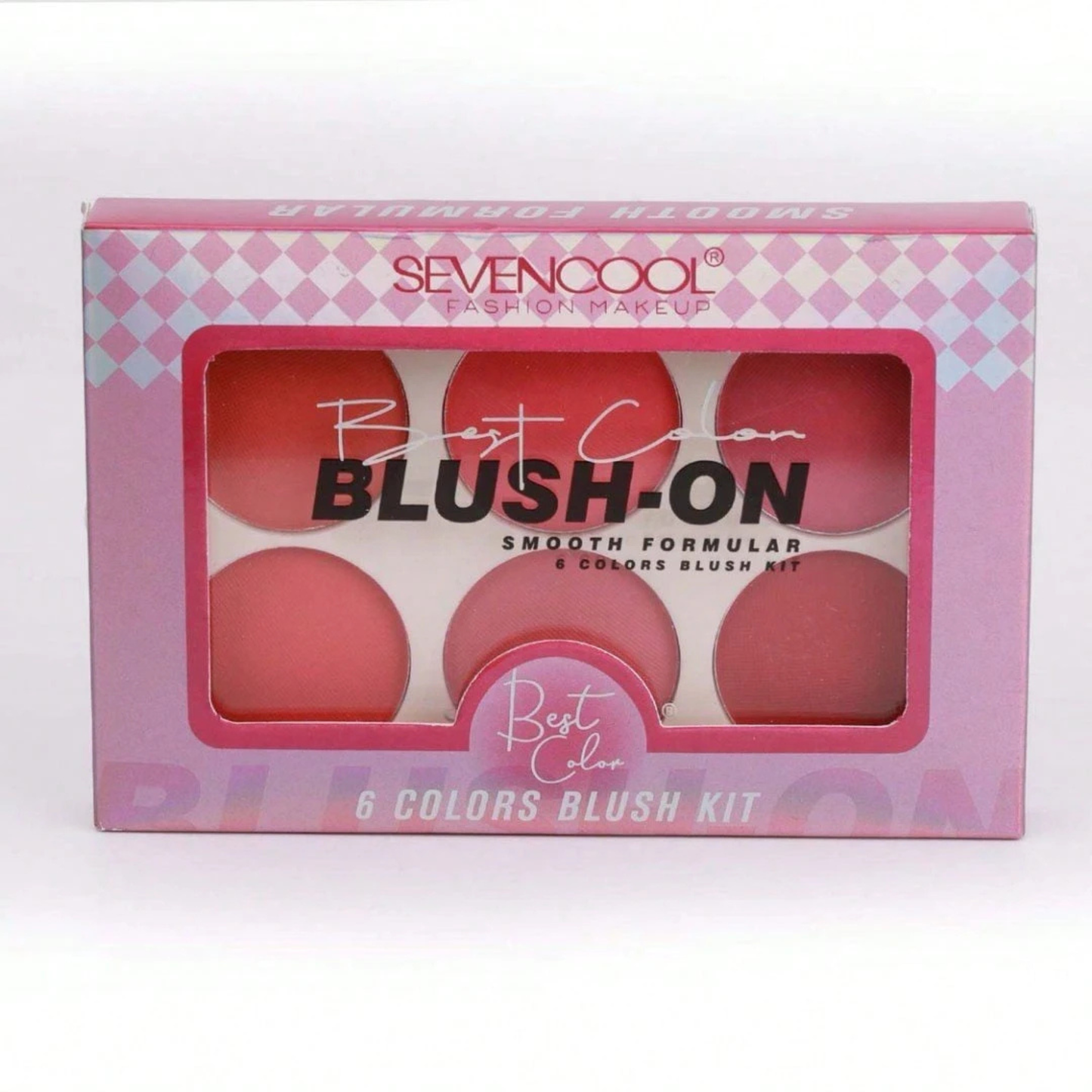 SevenCool Best Color Blush-On Makeup Blush Palette  6 Color