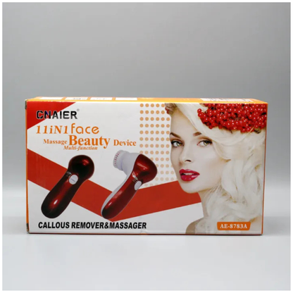 CNAIER 11-in-1 Multi-Function Facial Massager & Foot Callus Remover