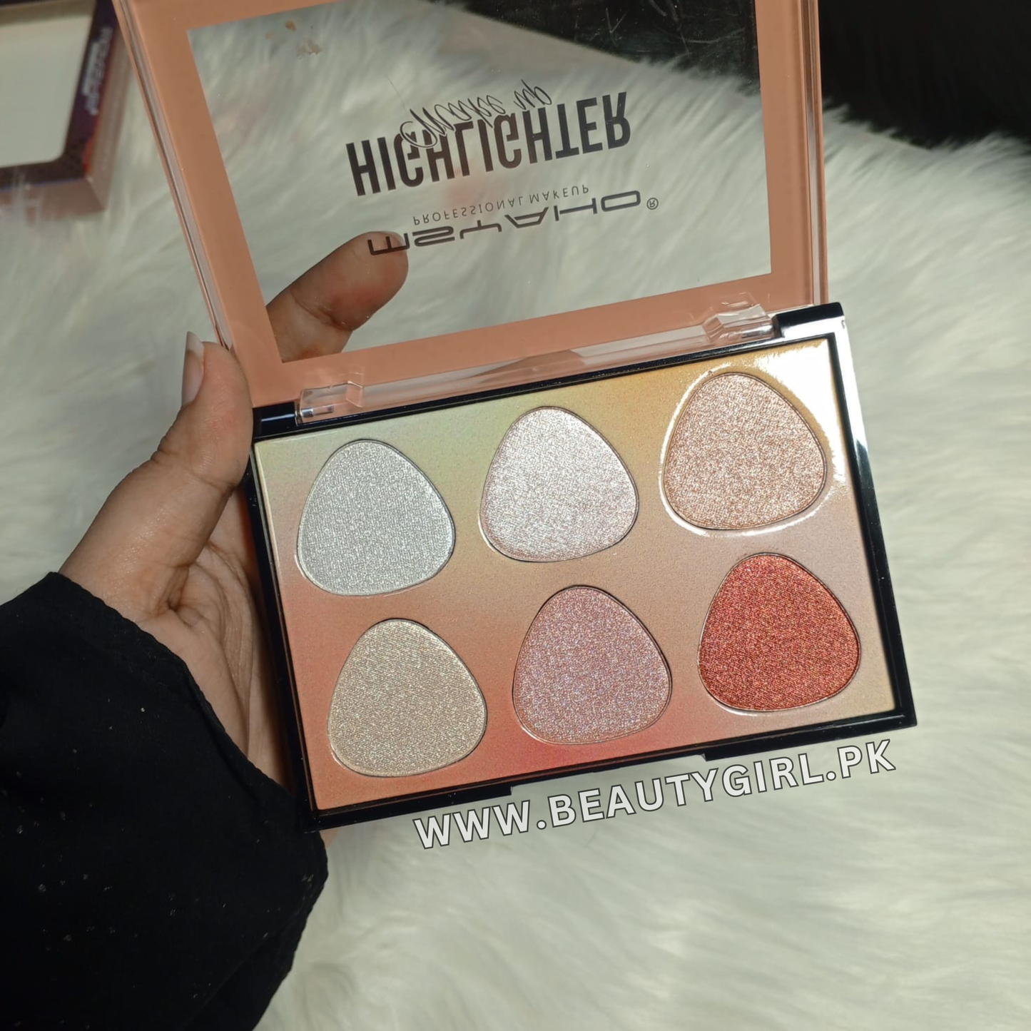MSYAHO Professional Makeup Highlighter Palette