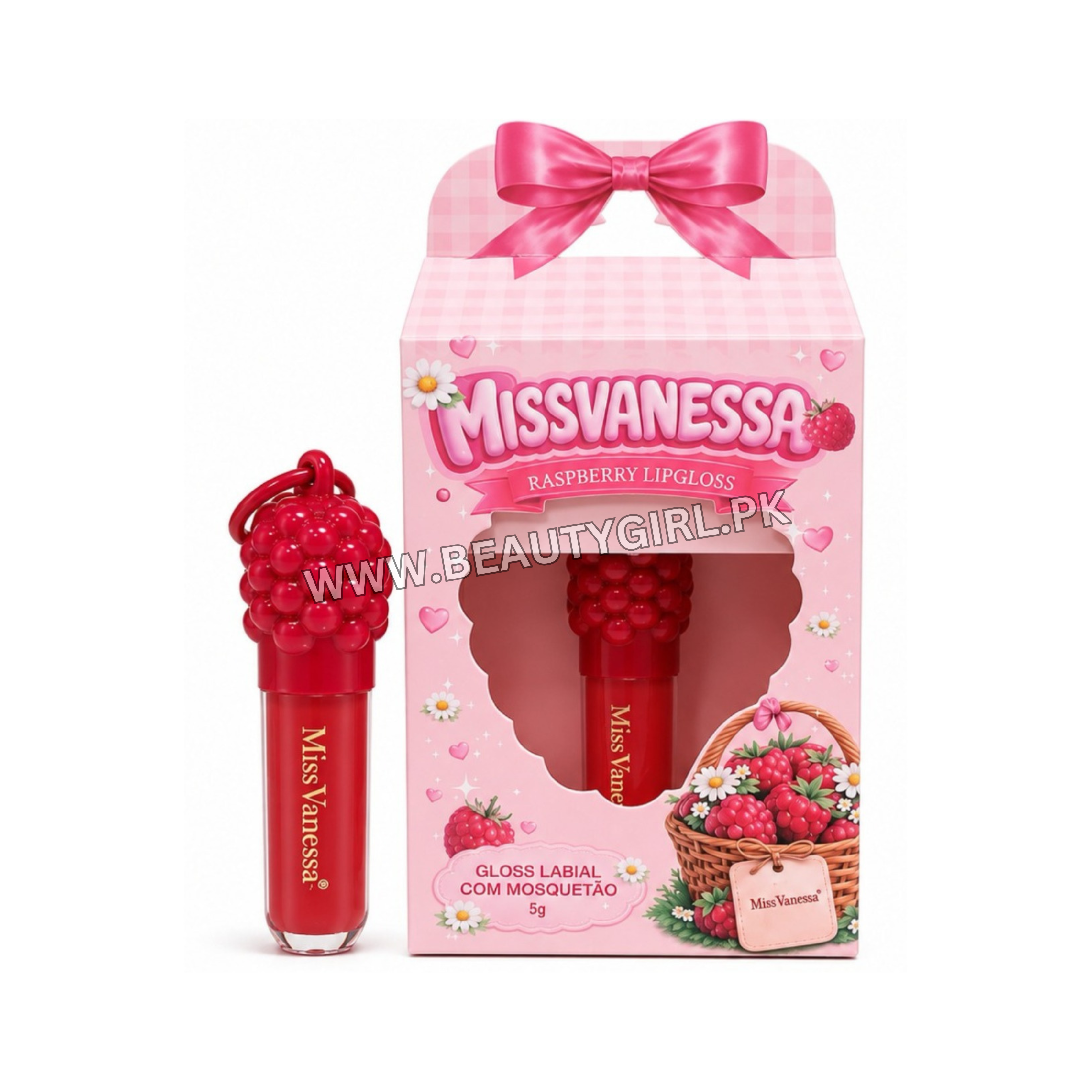 Miss Vanessa Raspberry Lip Gloss