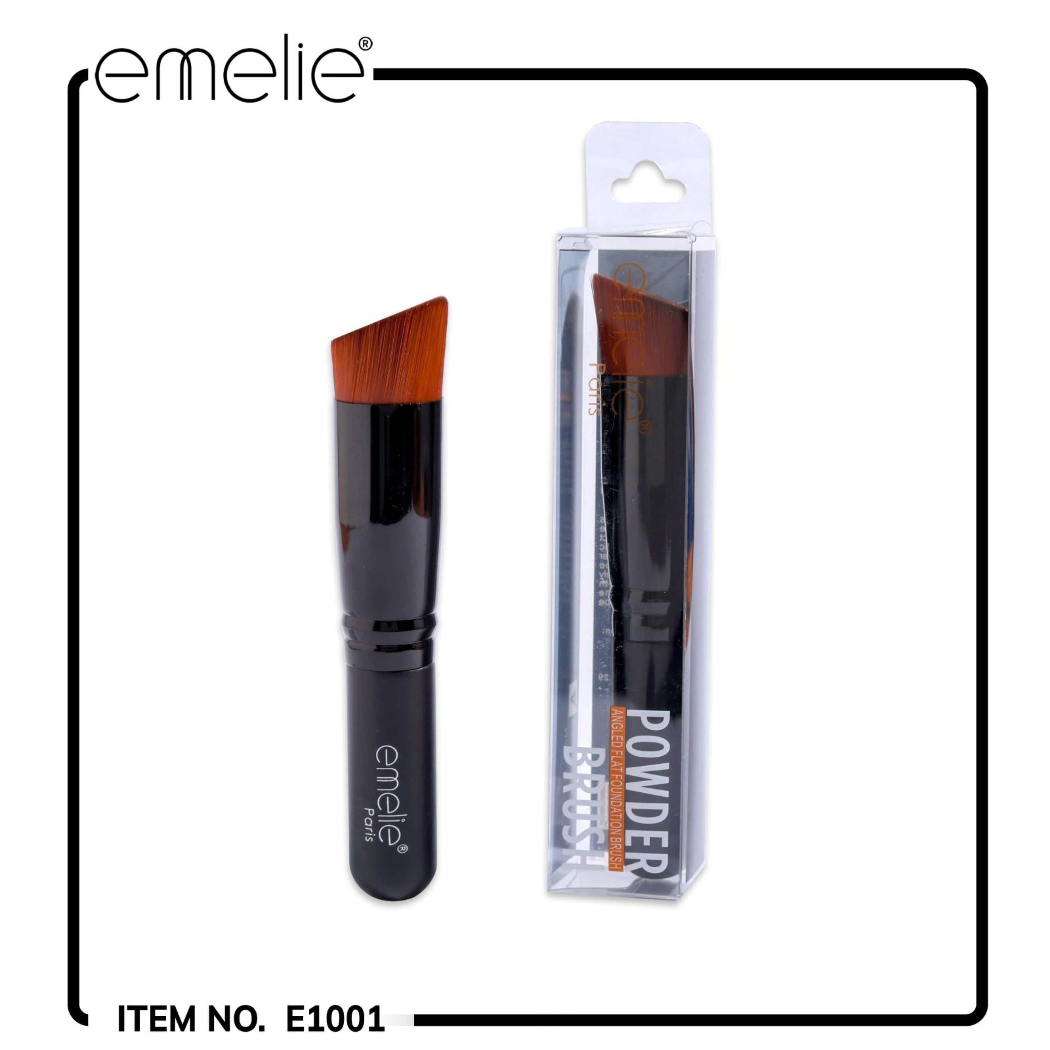 Emelie Flat Foundation Powder Brush