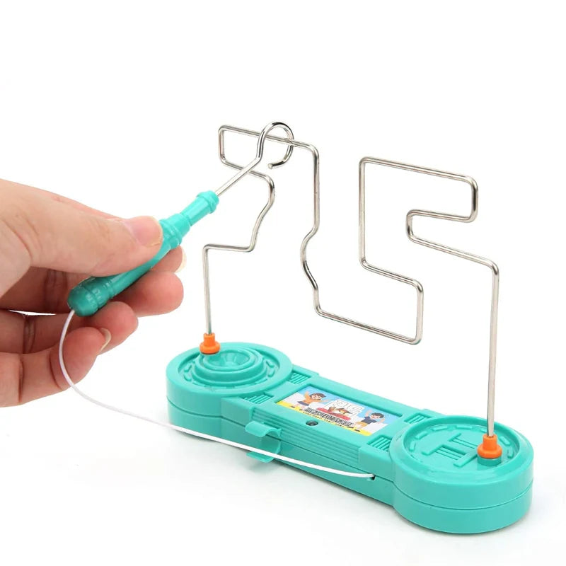 Brain Booster Don't Buzz the Wire Super Game Wire Roller Touch Maze Education Concentration Toy