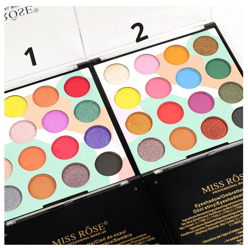 Miss Rose 16 Color Matte & Shimmer Eyeshadow Palette Kit