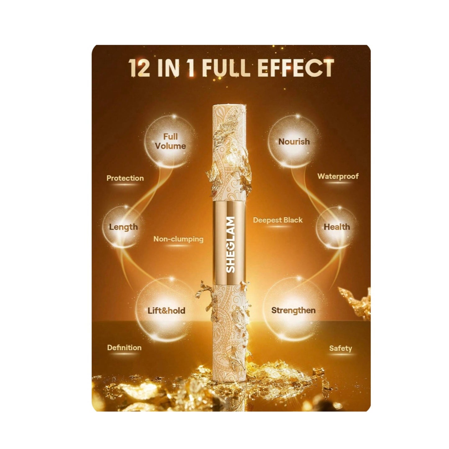 Sheglam All In One 24k Multi Effect WaterProof Mascara