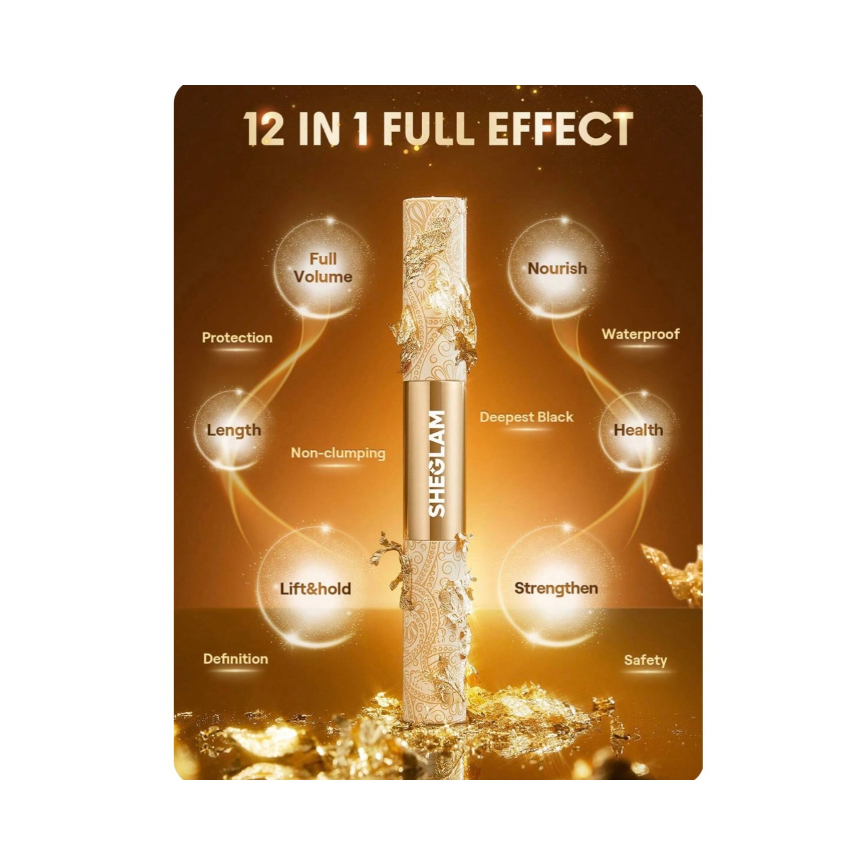 Sheglam All In One 24k Multi Effect WaterProof Mascara
