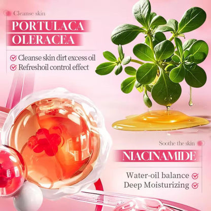 Sadoer Strawberry Vitamin C Facial Face Wash Deep Cleansing Oil Balancing