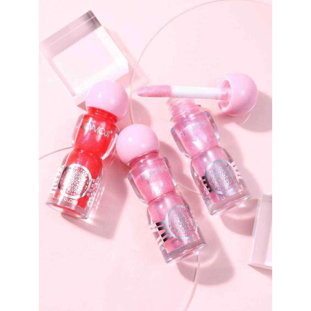 Hudamoji Silver Kiss Velvet Lip Gloss Pack of 6