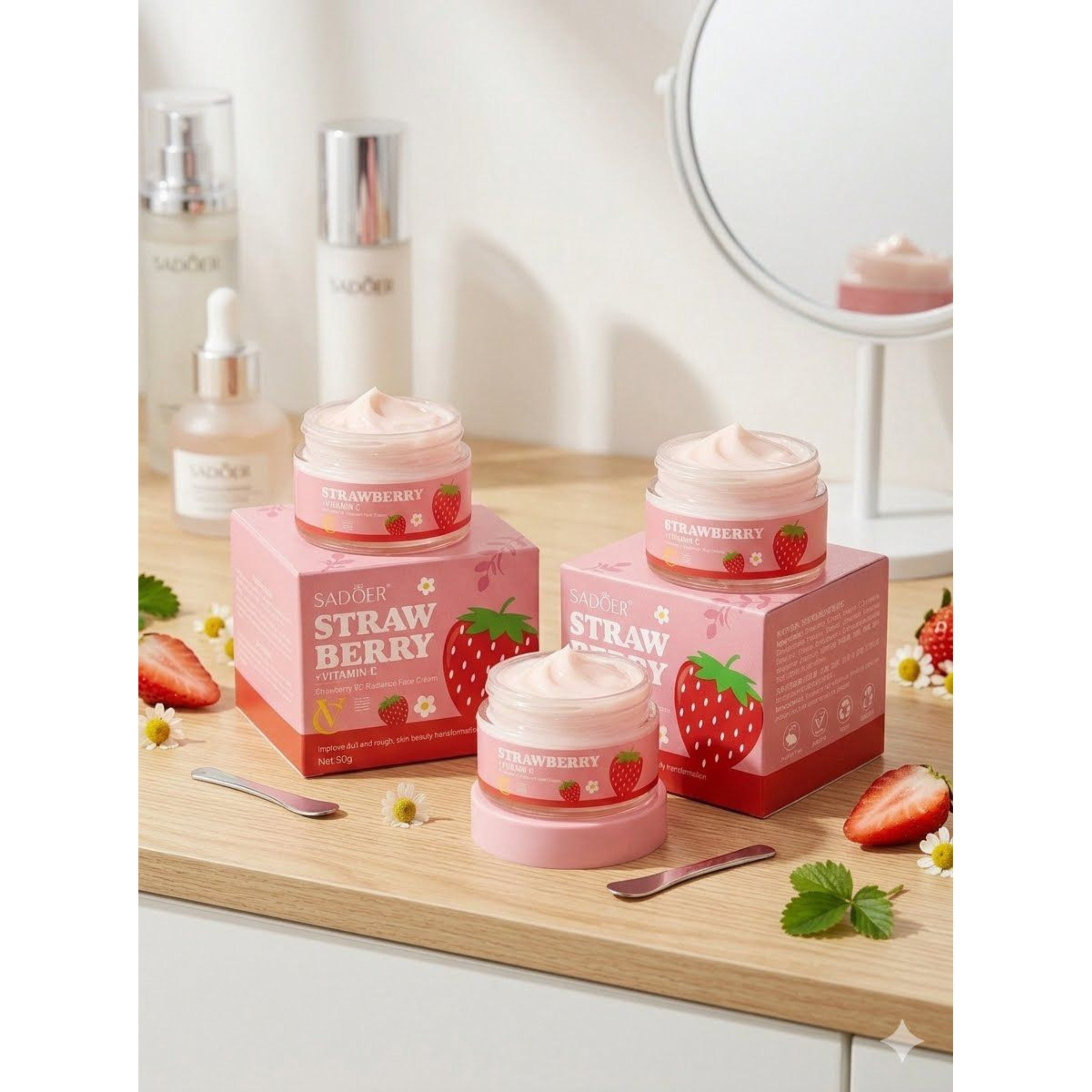 Sadoer Strawberry VC Radiance Face Cream