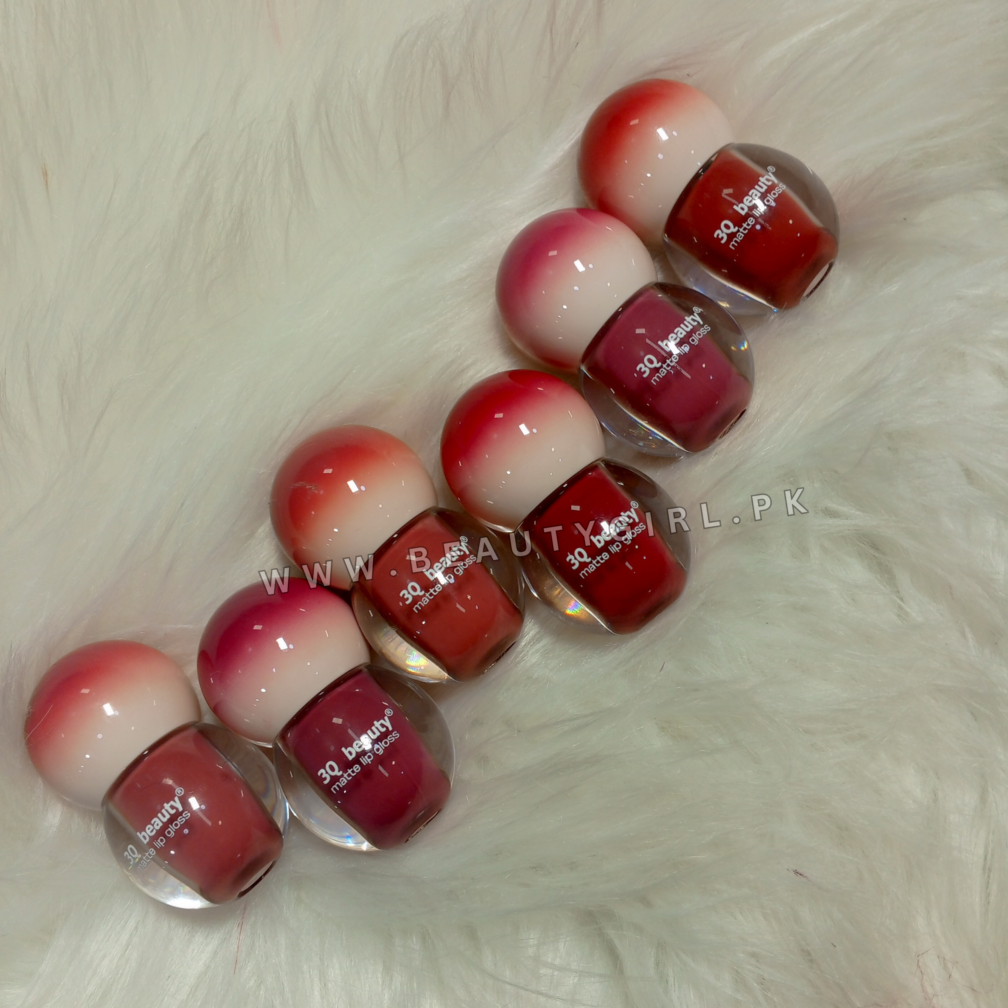 3Q Beauty  Soft Kiss Matte Lip Gloss 6 Pcs Set