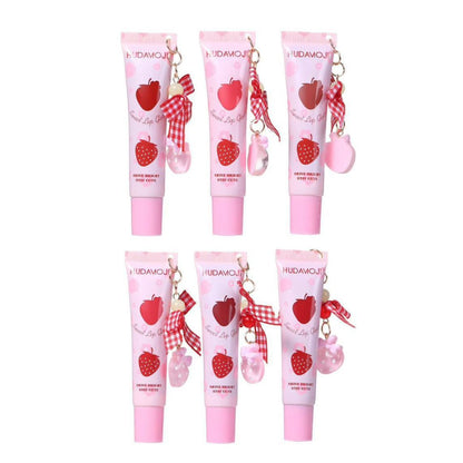 Hudamoji Strawberry Glossy Sweet Lip Gloss Pack of 6