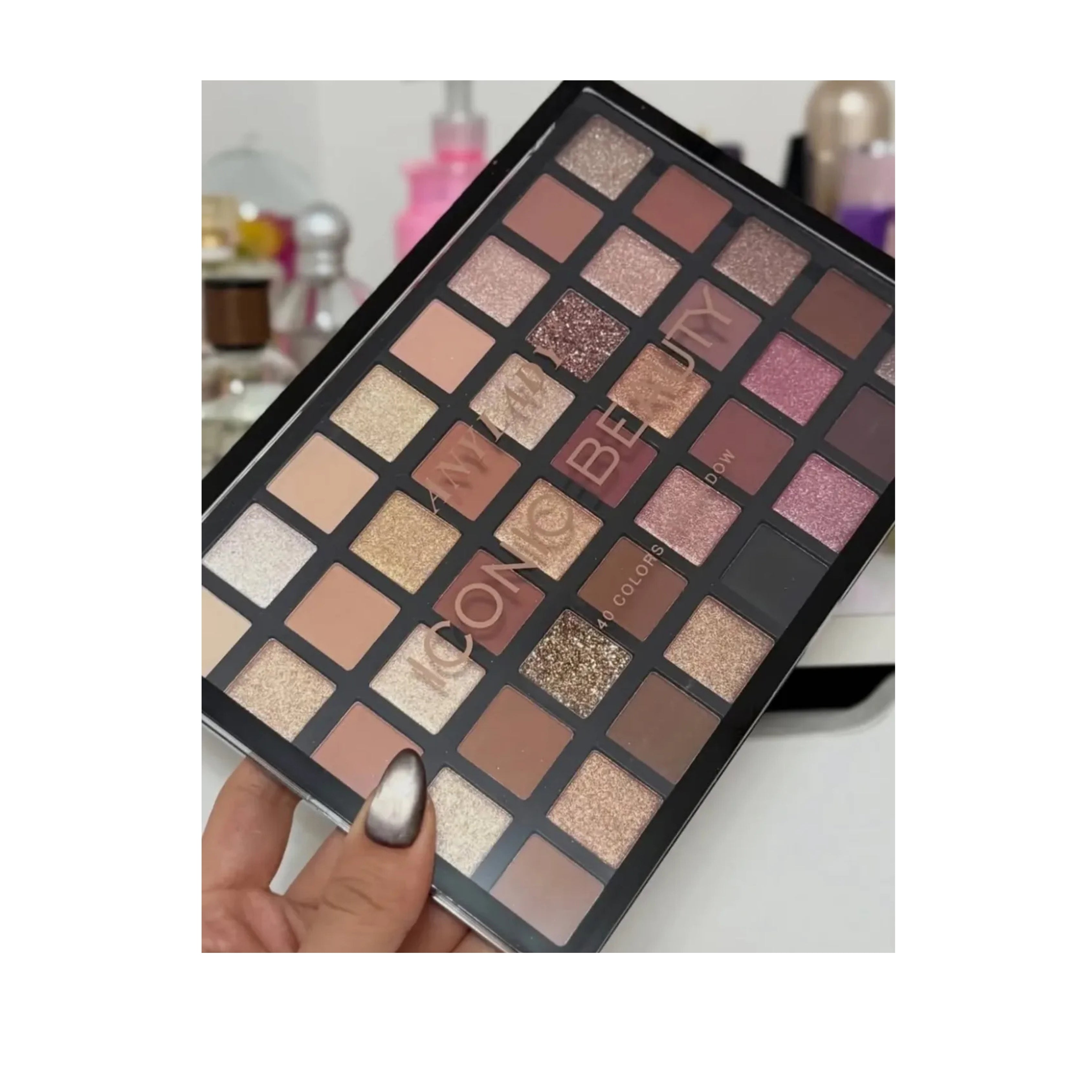AnyLady 40 Color Glow Eyeshadow Palette