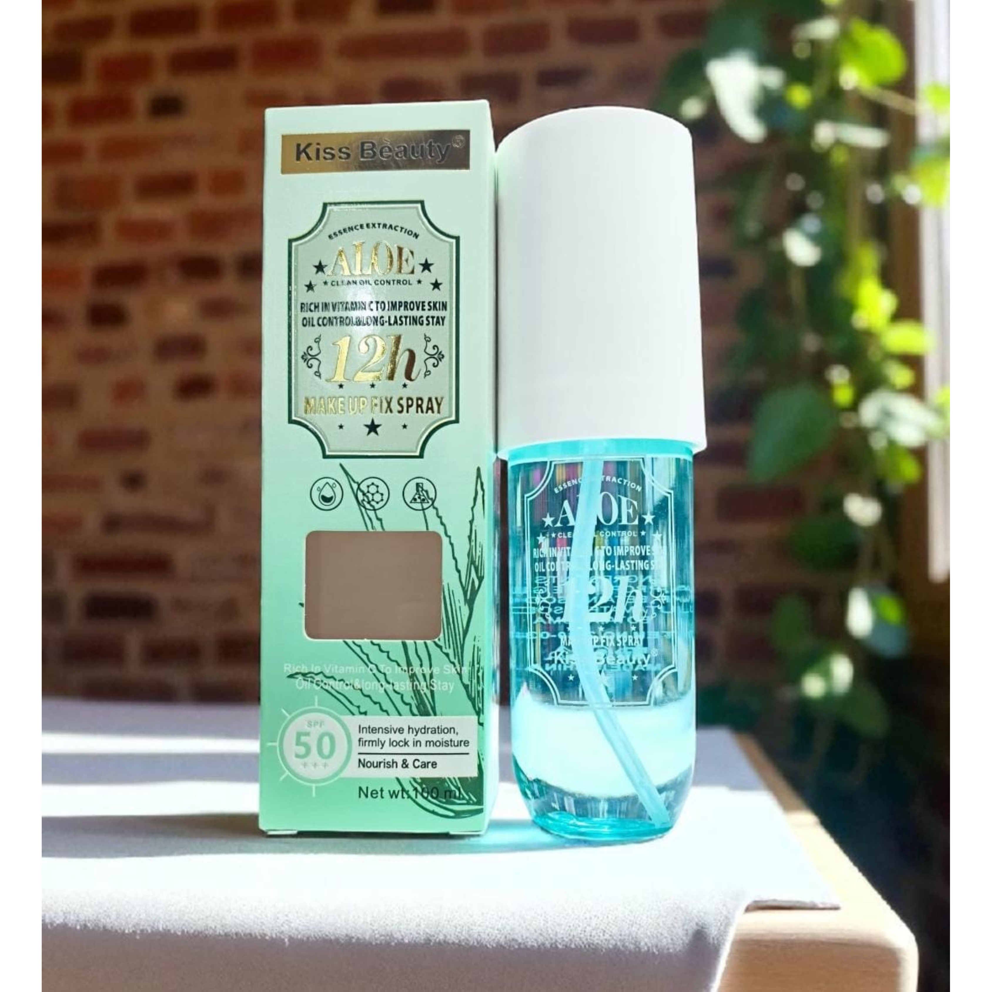 Kiss Beauty Makeup Fix Spray Aloe Vera