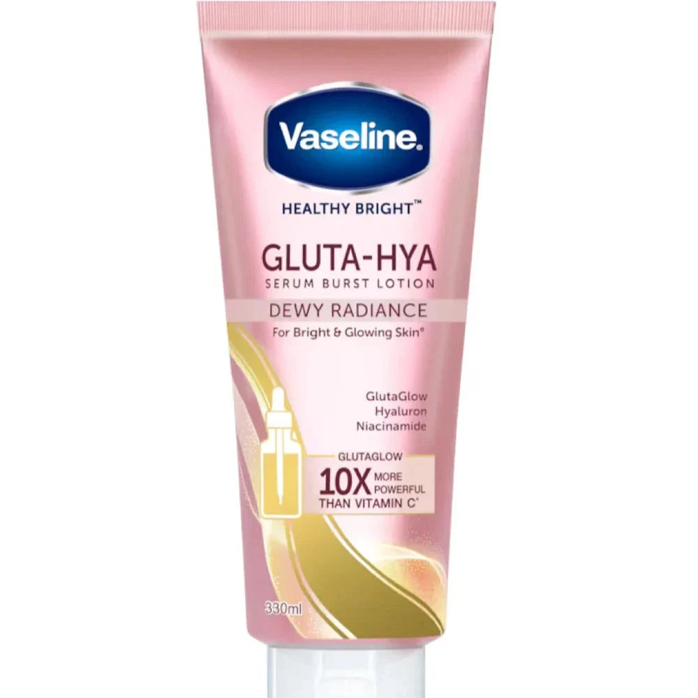 Vaseline Gluta-Hya Serum Burst Lotion Dewy Radiance Pink - 330ml